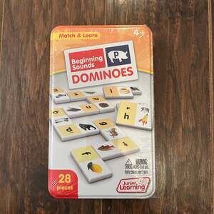 Beginning Sounds Dominoes Junior Learning; Ages 4-5 Kindergarten NEW & Wrapped